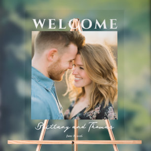 Joyful Warm Classic Photo Acrylic Sign