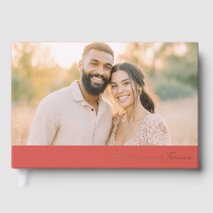 Joyful Warm Realistic Photo Guest Book