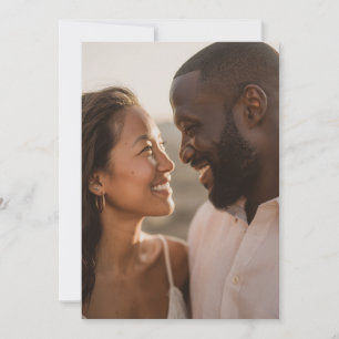 Joyful Warm Romantic Photo Invitation