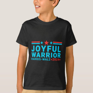 Joyful Warrior Kamala Harris Tim Walz Waltz 2024  T-Shirt