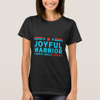 Joyful Warrior Kamala Harris Tim Walz Waltz 2024  T-Shirt