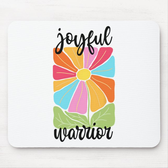 Joyful Warrior Kamala Harris Tim Wheimer 2024 Elec Mouse Pad (Front)