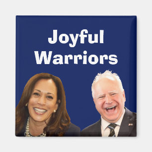 Joyful Warriors Harris and Walz Magnet