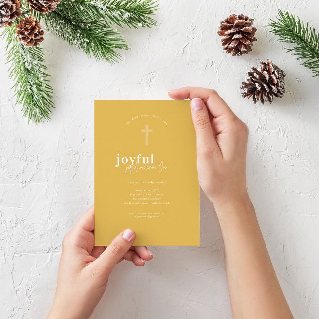 Joyful We Adore You | Christmas Party Invitation (Creator Uploaded)