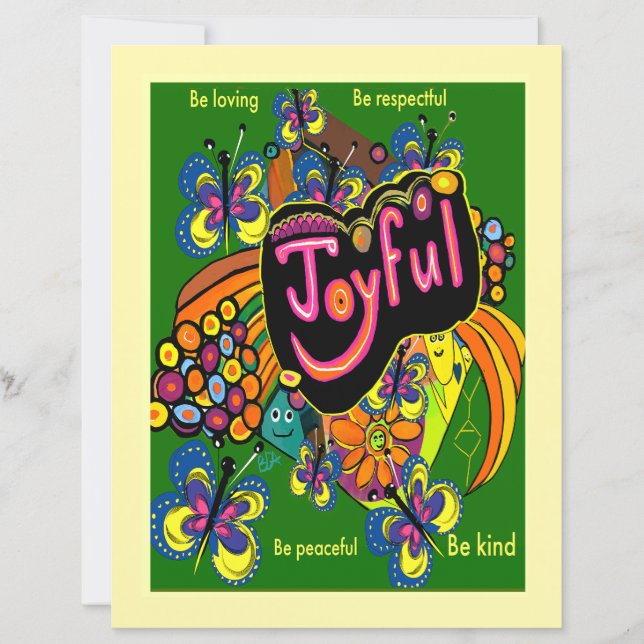 Joyful Whimsy: A Celebration of Positivity (Front)