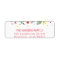 Joyful Whimsy Holiday Return Address Labels