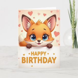 Joyful Woodland Peeking Card
