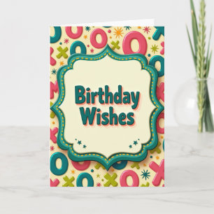 Joyful Xoxo Birthday Card