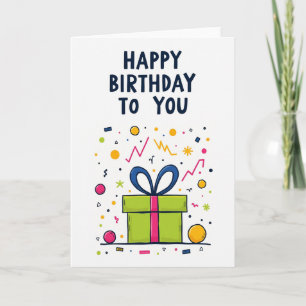 Joyous Birthday Gift Card