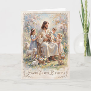 Joyous Easter Blessings Card