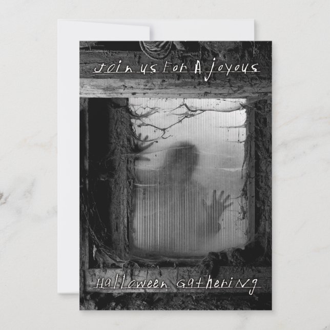 joyous halloween gathering invitation (Front)