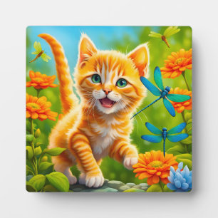 Joyous Kitten Plaque