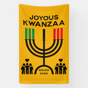 Joyous Kwanzaa Banner