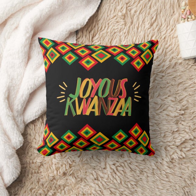 Joyous KWANZAA Cushion (Blanket)