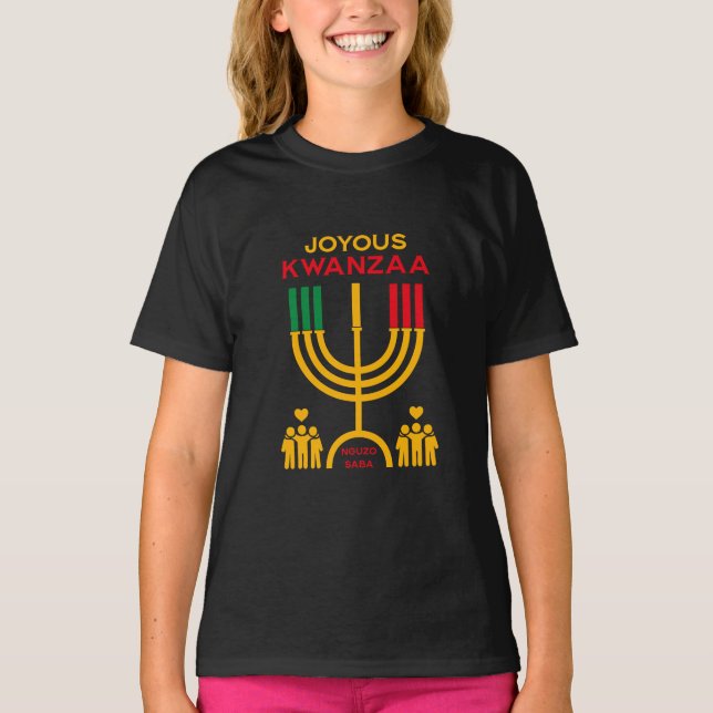 Joyous Kwanzaa T-Shirt (Front)