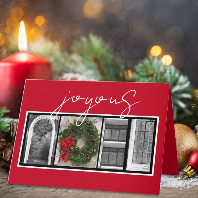 Joyous Noel Christmas Holiday Card (Creator Uploaded)