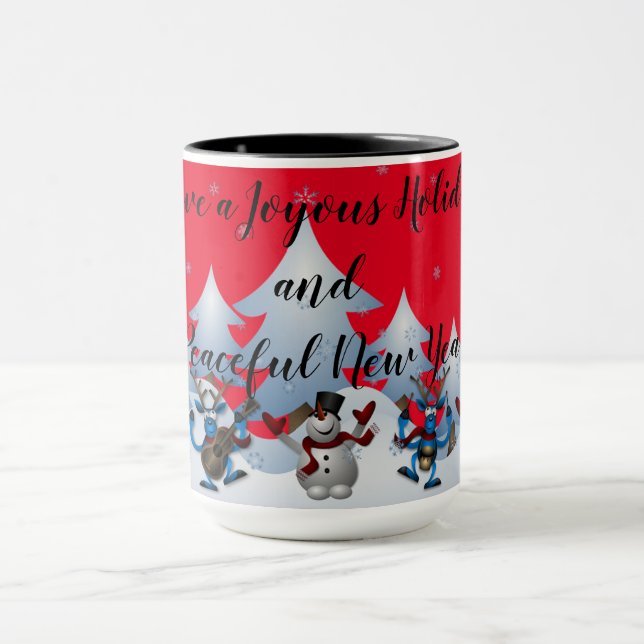 Joyous/Peaceful Coffee/Tea Mug (Center)