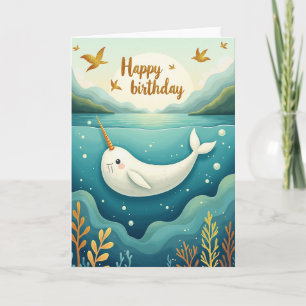 Joyous Sea Creature Birthday Card