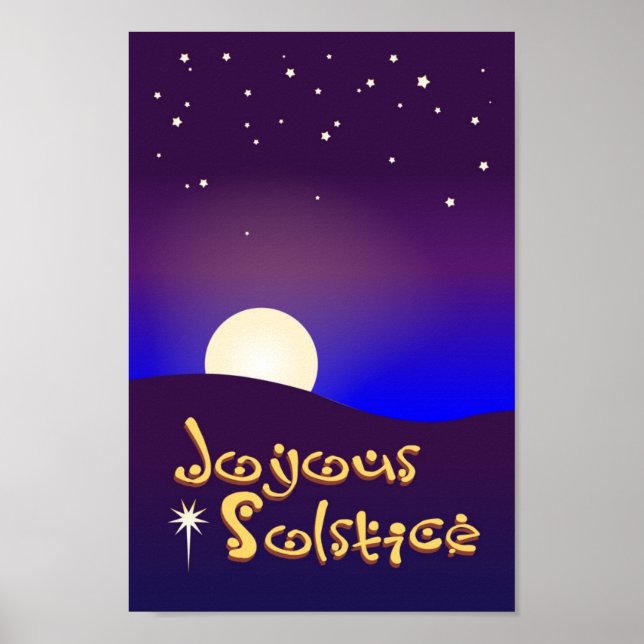 Joyous Solstice 8 x 12 Poster (Front)