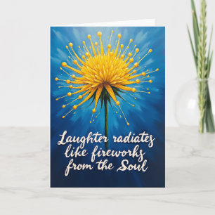 Joyous Sunburst Art Card