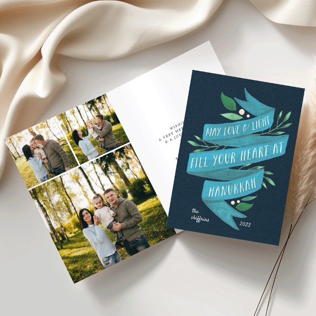 Joyous Tidings | Hanukkah Card w/ Inside Photos (Creator Uploaded)