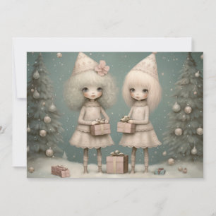 Joyous Times: Wishing You a Merry Christmas Holiday Card