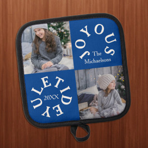 Joyous Yuletide 2 Photo Pot Holder