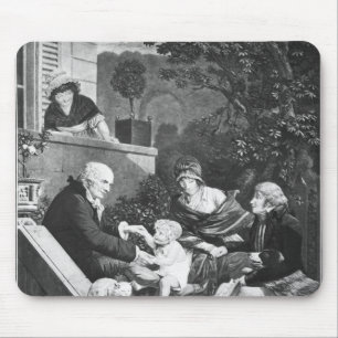 Joys of being a father, c.1797 mouse pad