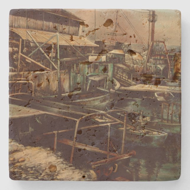 Joys of Jaffe Stone Coaster (Front)