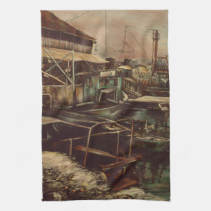 Joys of Jaffe Tea Towel