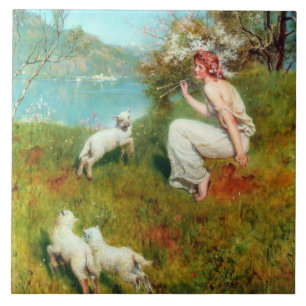 Joys of Spring (by John Collier) Tile