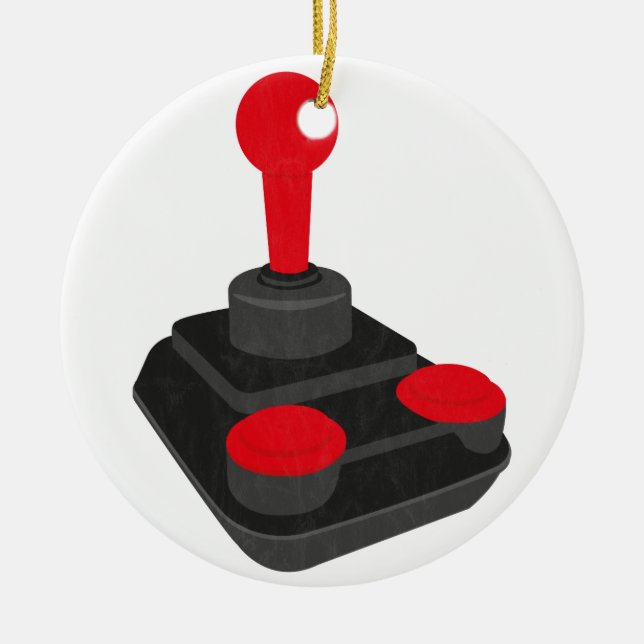 joystick ceramic tree decoration (Front)