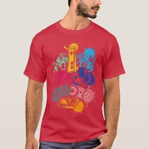 Joystick Controller Video Game Player Console Game T-Shirt