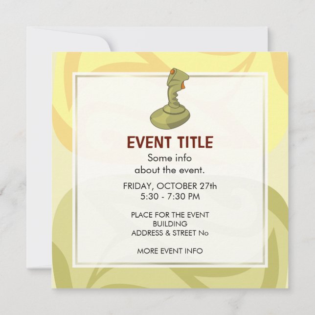Joystick Invitation (Back)