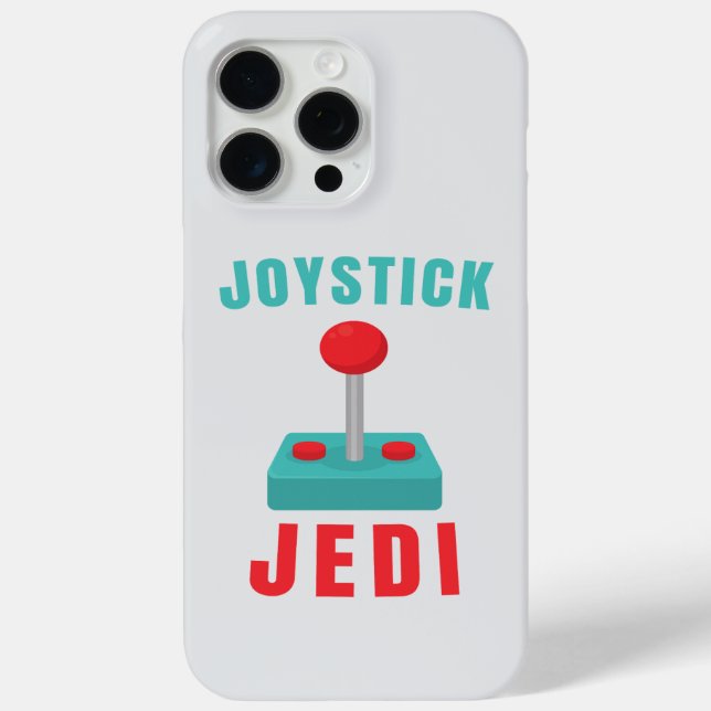 Joystick Jedi Funny Retro Gamer Dad Case-Mate iPhone Case (Back)