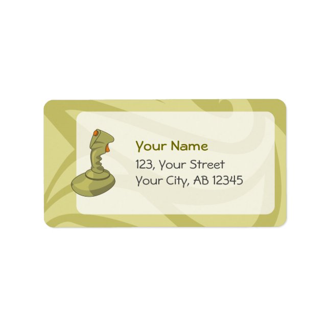 Joystick Label (Front)