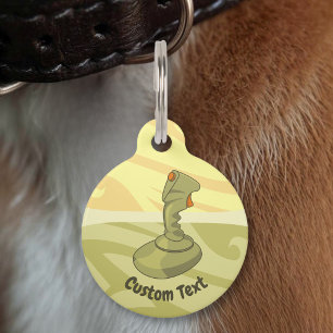 Joystick Pet Name Tag