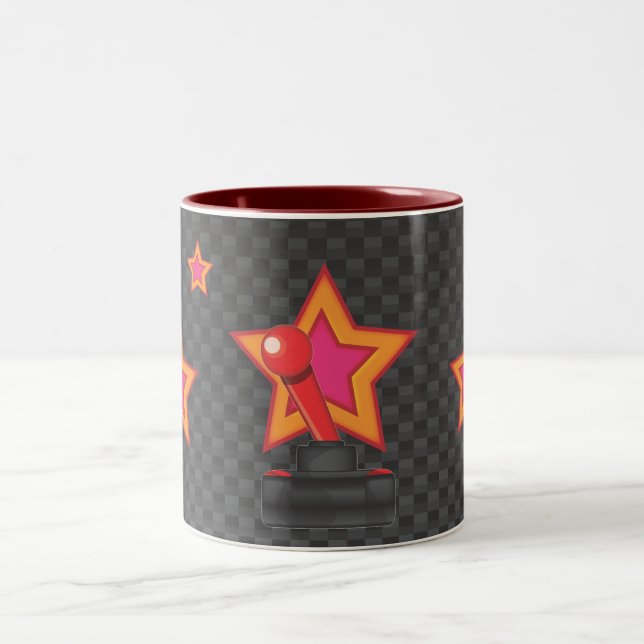 Joystick Two-Tone Coffee Mug (Center)