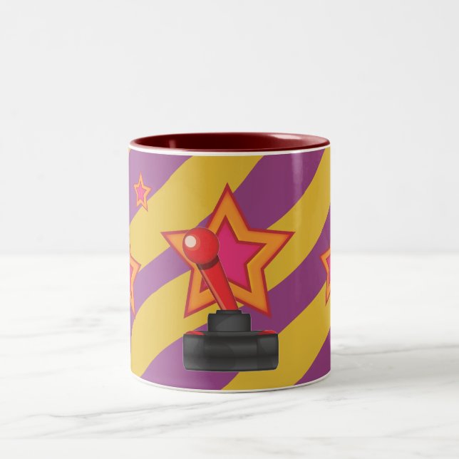 Joystick Two-Tone Coffee Mug (Center)