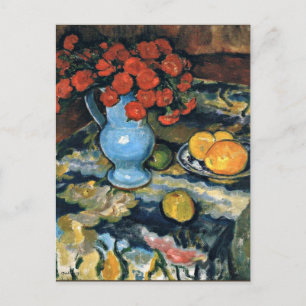 Jozef Pankiewicz, Still Life with Blue Vase, Postcard