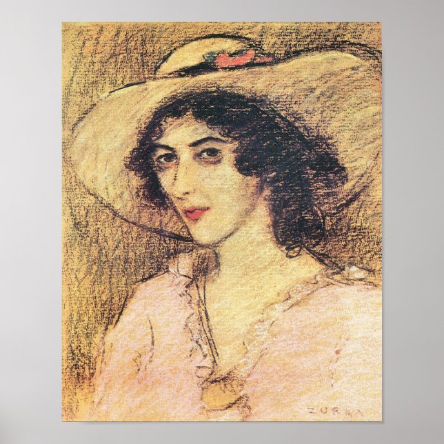 Jozsef Rippl-Ronai - Zorka Poster (Front)