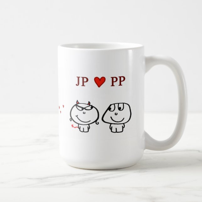 " JP heart PP UK" Coffee Mug (Right)