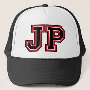 'JP' Monogram Trucker Hat