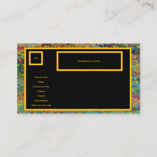 JP's Artsy Ware Speciality Business Card Template 