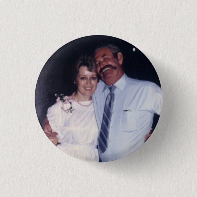 JR and Billie 3 Cm Round Badge (Front)