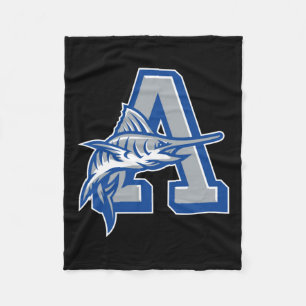 Jr Arnold High School Marlins Pullover Hoodie Fleece Blanket