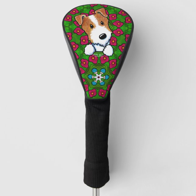 JRT Poppies Golf Head Cover (Front)