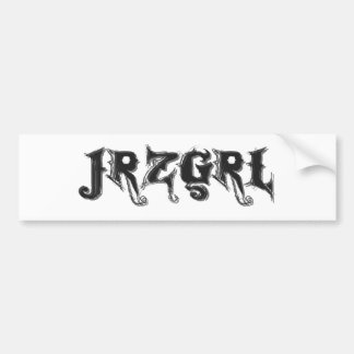 Jrzgrl Bumper Sticker