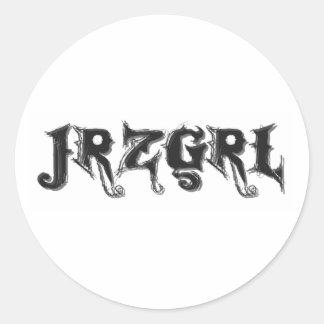 Jrzgrl Classic Round Sticker