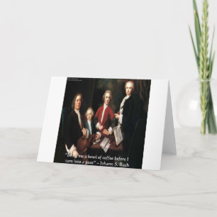 JS Bach Graphic & Funny Coffee Quote Gifts & Cards